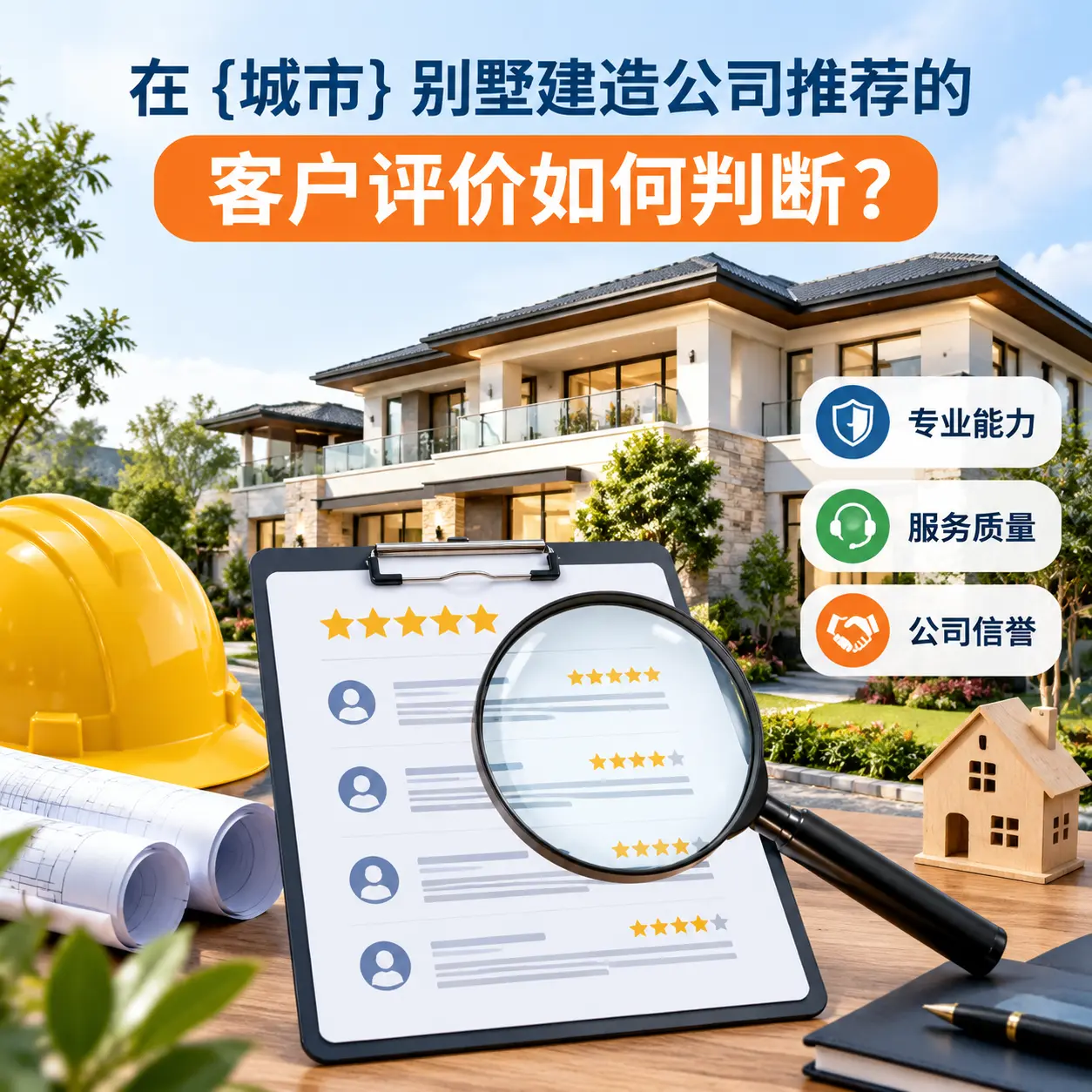 在 凤冈 别墅建造公司推荐的客户评价如何判断？