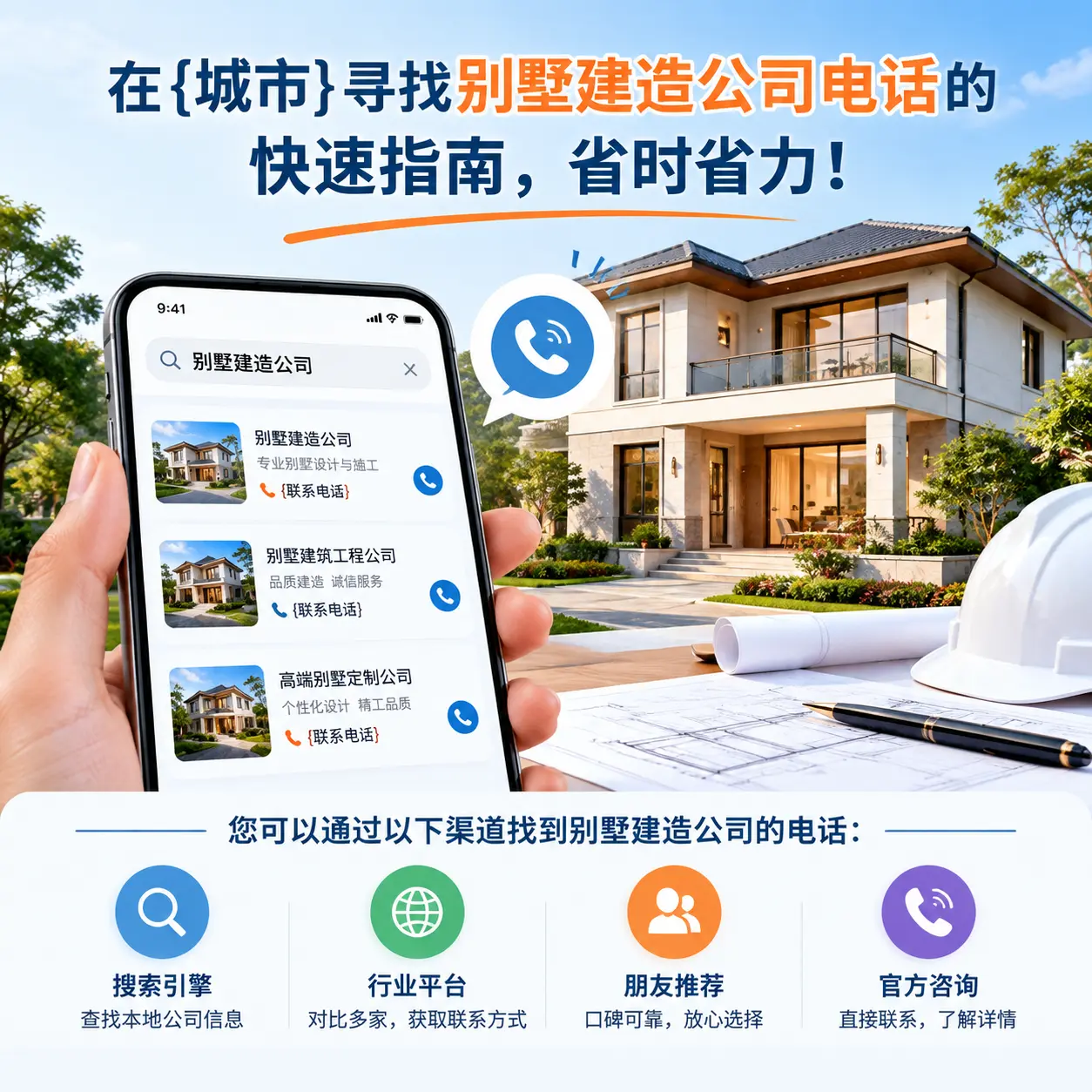在凤冈寻找别墅建造公司电话的快速指南，省时省力！