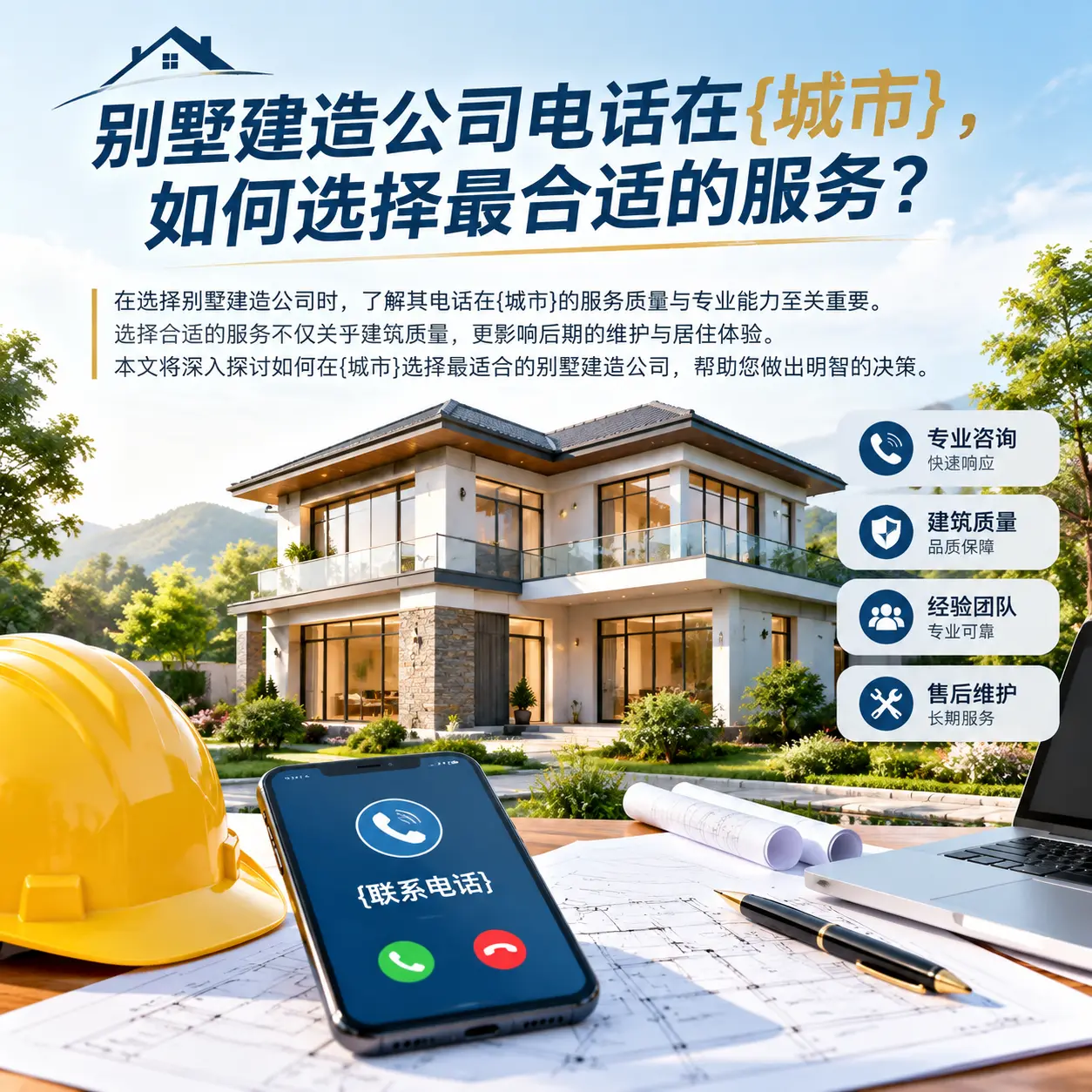别墅建造公司电话在凤冈,如何选择最合适的服务?