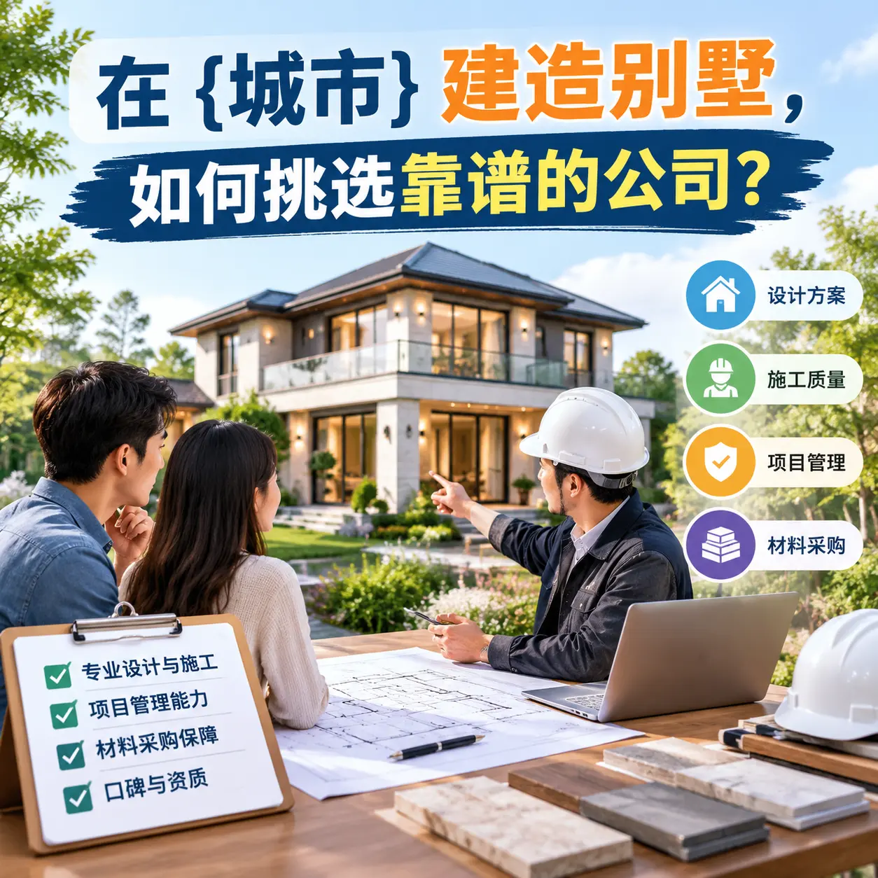 在 凤冈 建造别墅,如何挑选靠谱的公司?