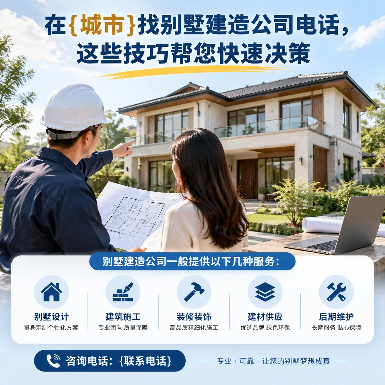 在凤冈找别墅建造公司电话，这些技巧帮您快速决策
